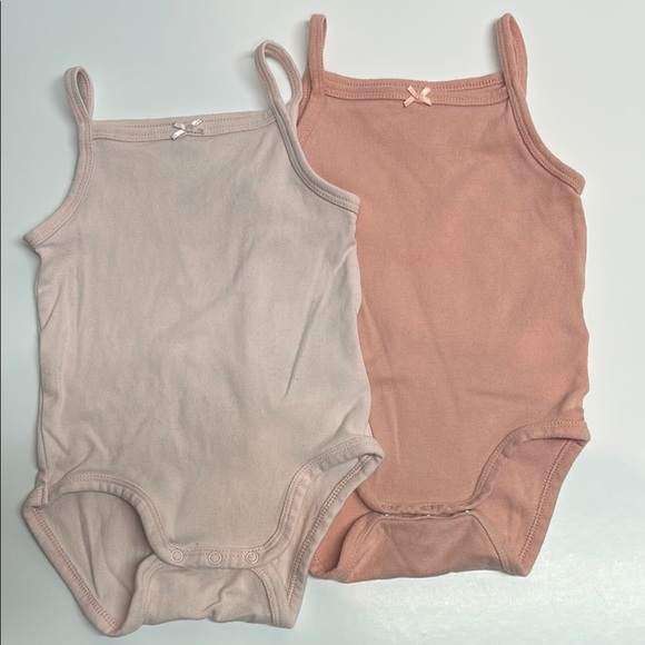 Kids One Pieces in Pink and Beige - Picture 1 of 4